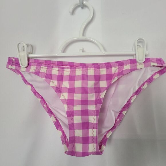 J. Crew Low rider Bikini Bottoms in Matte Gingham - Picture 1 of 6